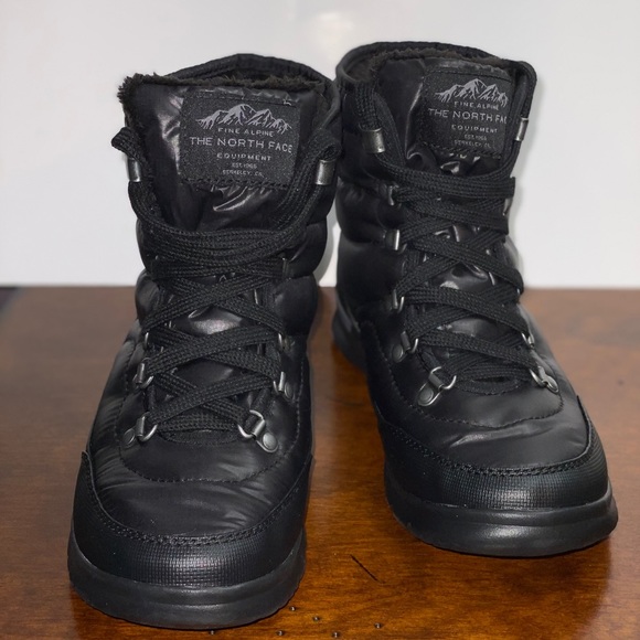 NEW THE NORTH FACE WINTER THERMOBALL BLACK BOOT - Picture 5 of 12
